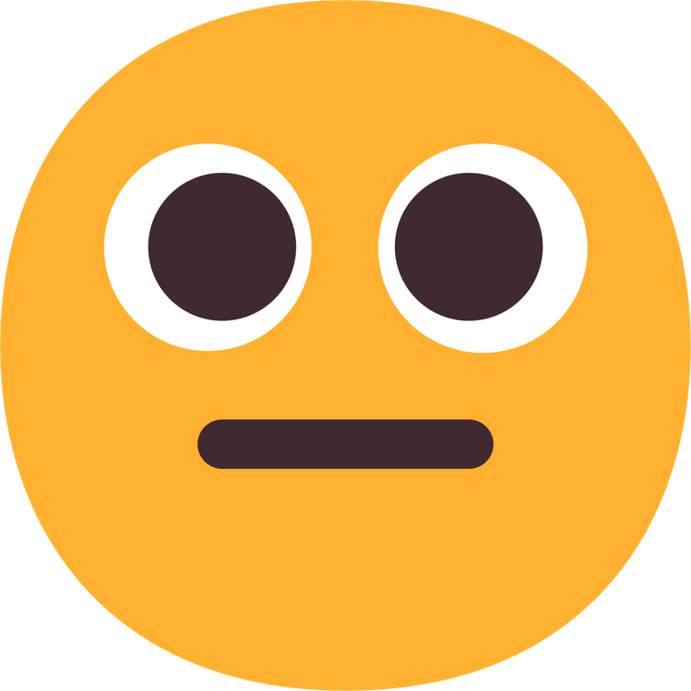 Neutral Face Emoji PNG