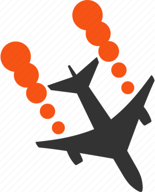 Smoke Airplane PNG
