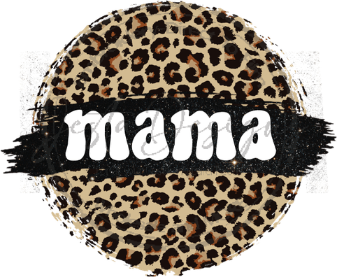 Leopard Print Circle PNG