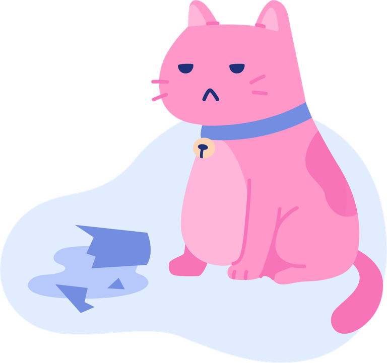 Pink Cat PNG