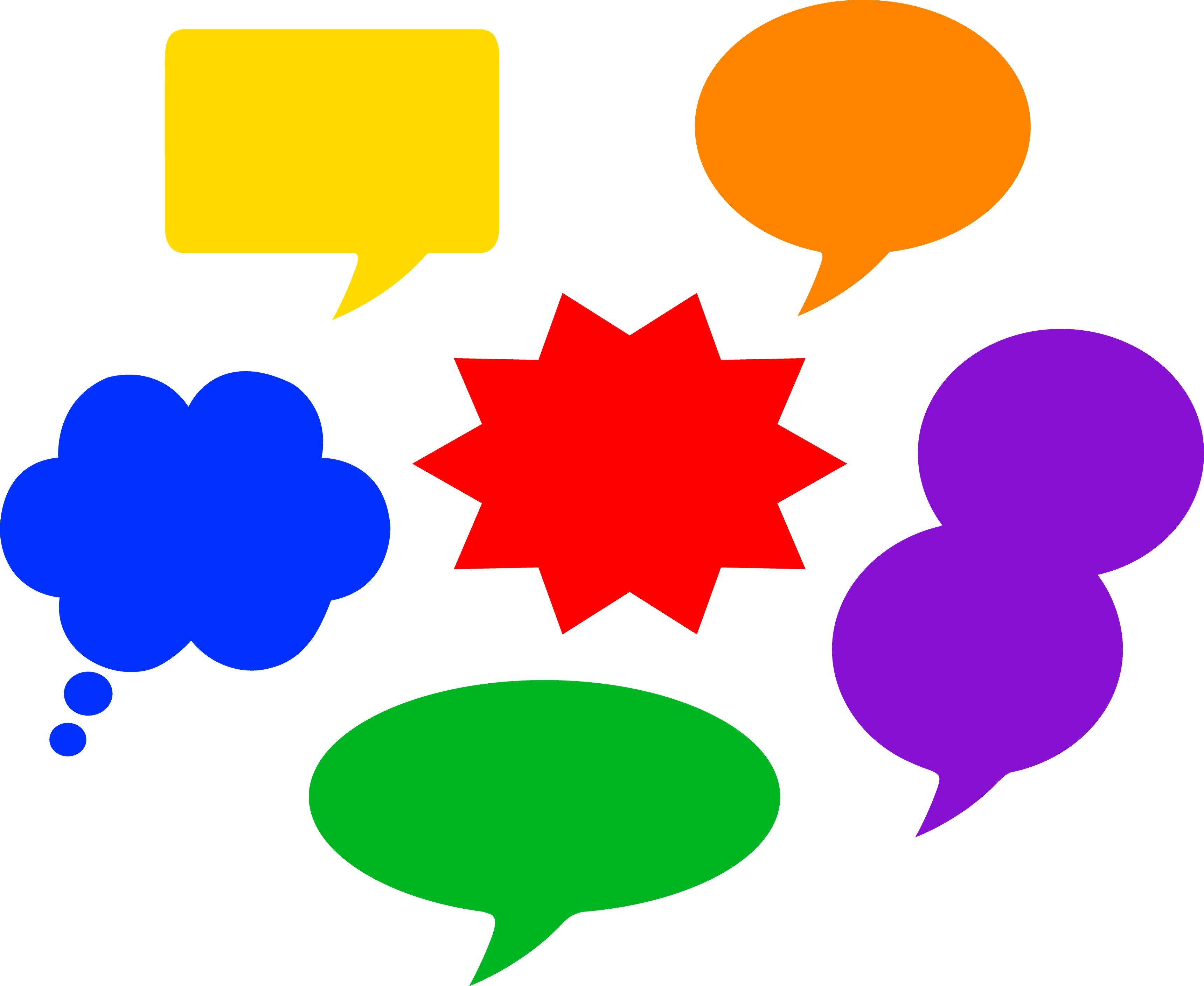 Cute Speech Bubble PNG