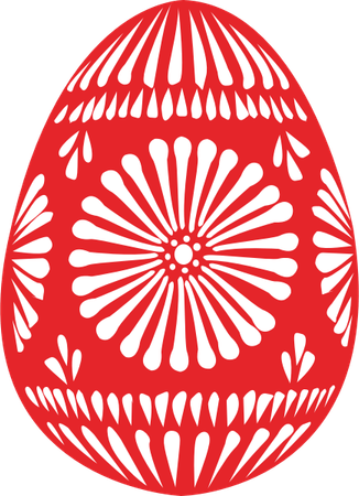 Pink Easter Egg PNG