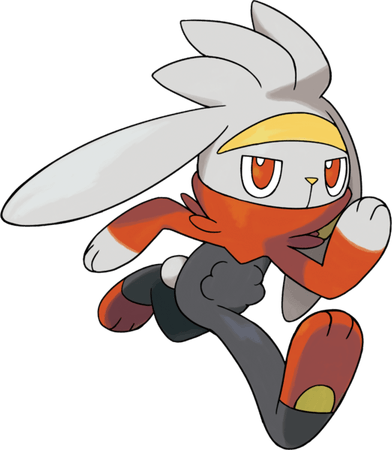 Cinderace PNG