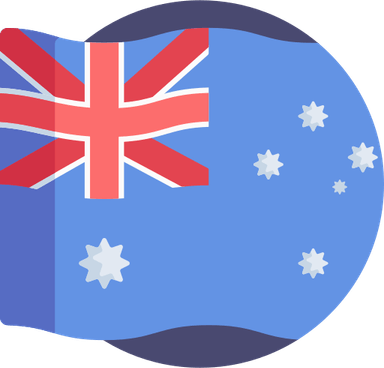 Australia Flag Circle PNG