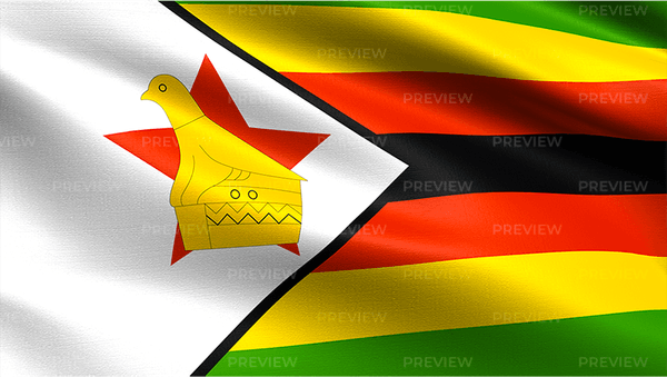 Zimbabwe Flag PNG