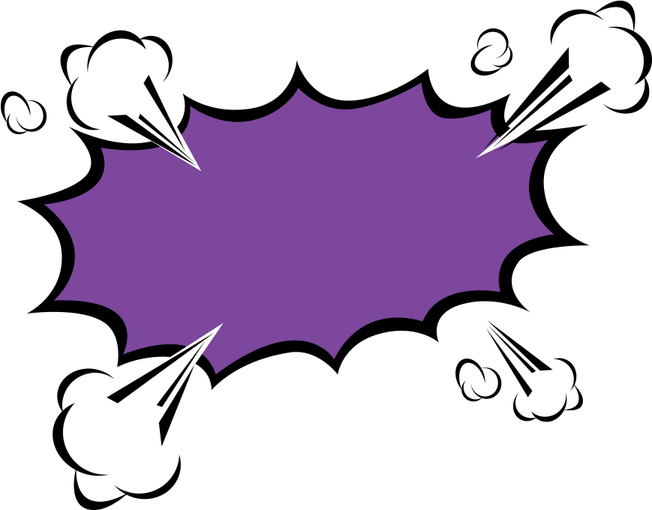 Comic Cloud PNG
