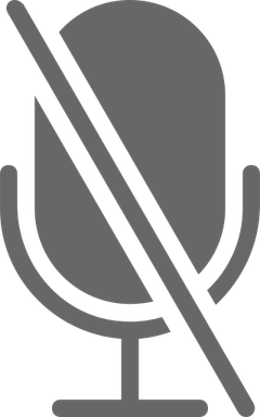 Mute Microphone PNG