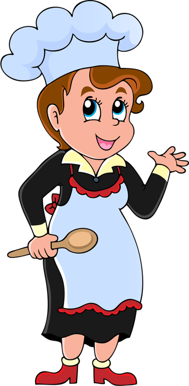 Cartoon Female Chef PNG
