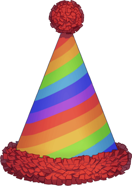 Birthday Hat Vtuber PNG