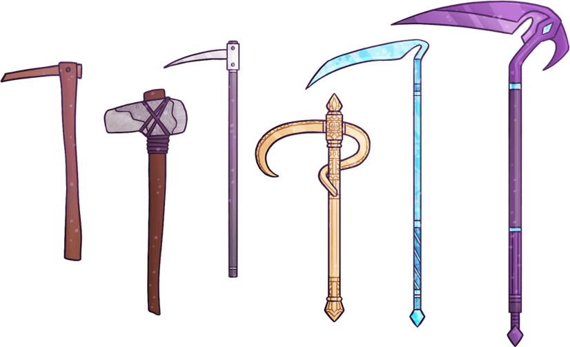 Minecraft Netherite Pickaxe PNG