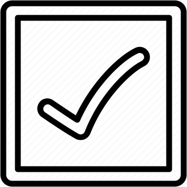 Tick Mark Black PNG