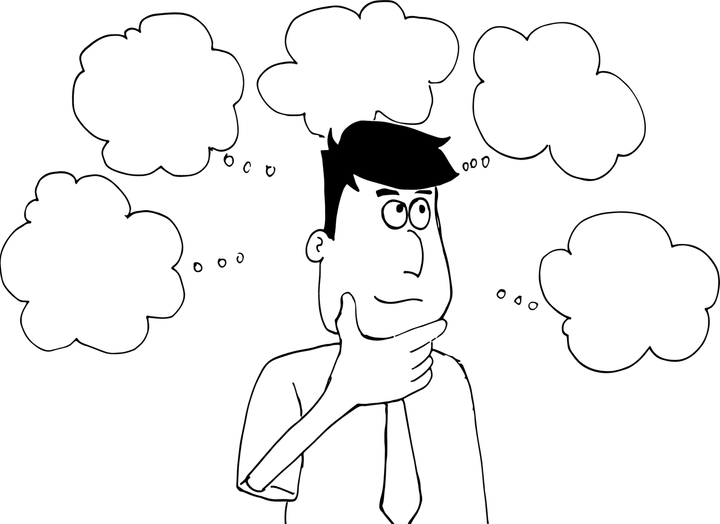 Cartoon Thought Bubble PNG