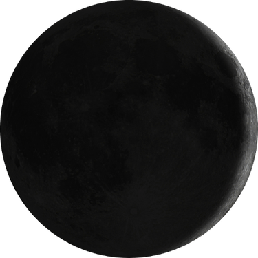 Waxing Crescent Moon PNG