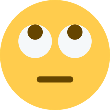 Rolling Eyes Emoji PNG