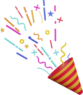 Exploding Confetti PNG