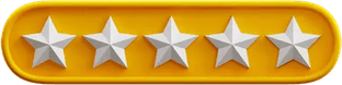 Five Star PNG