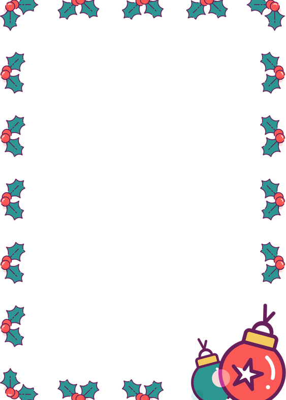 Ornaments Border PNG