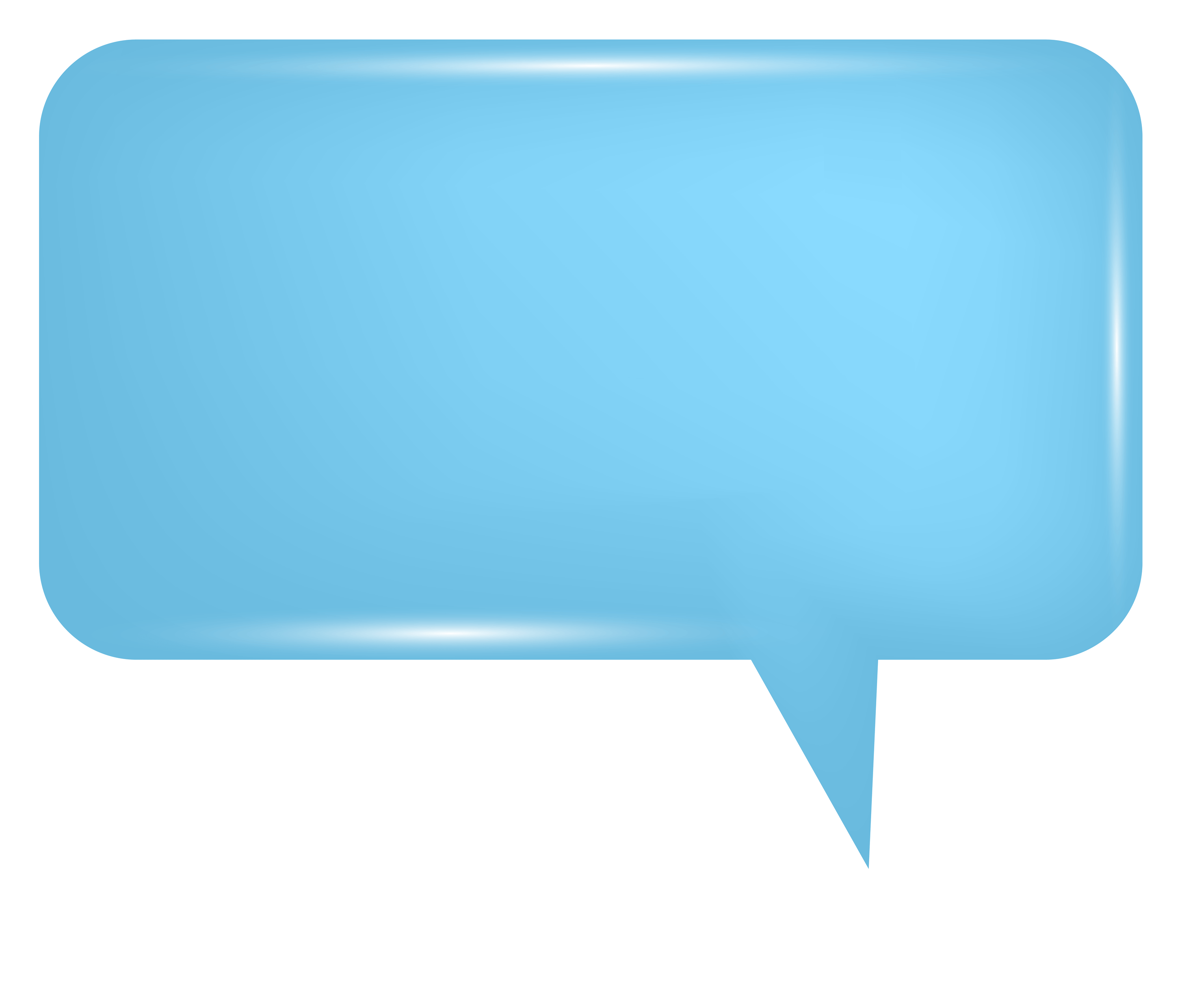 Vertical Speech Bubble PNG