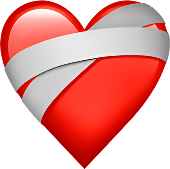 Apple Heart Emoji PNG