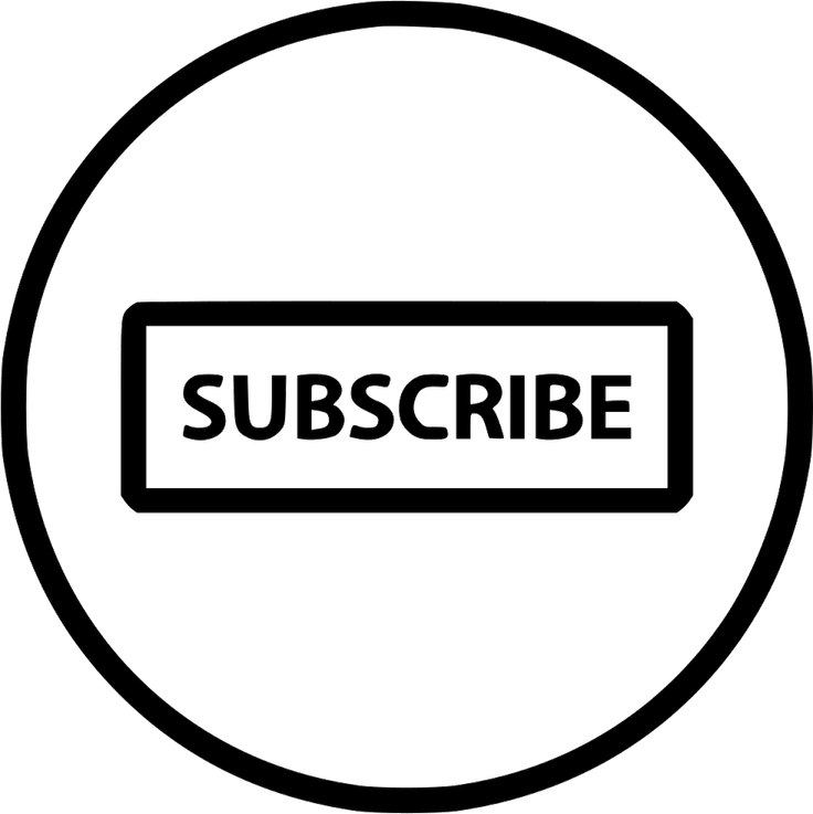 Subscribe Button Black PNG