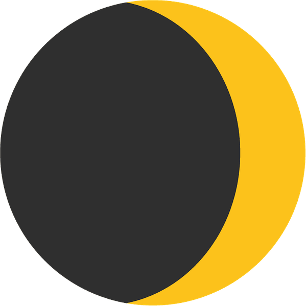 Waxing Crescent Moon PNG