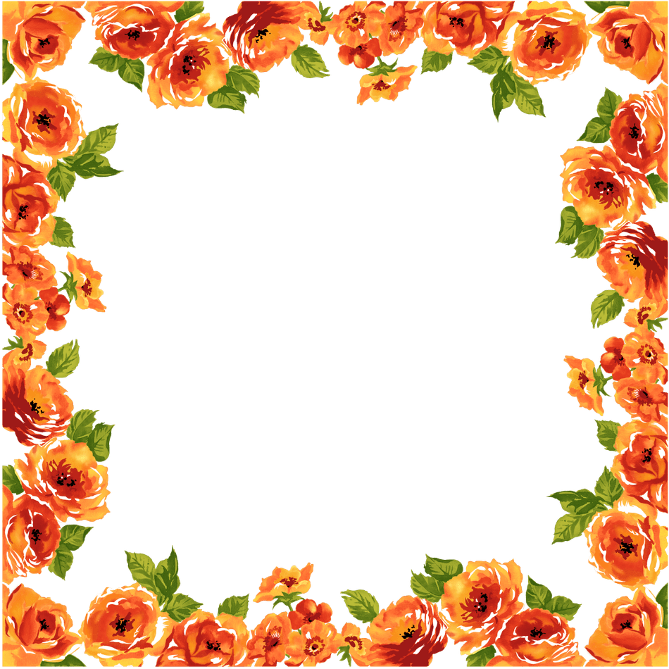 Fancy Wedding Border PNG