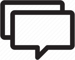 Double Text Bubble PNG