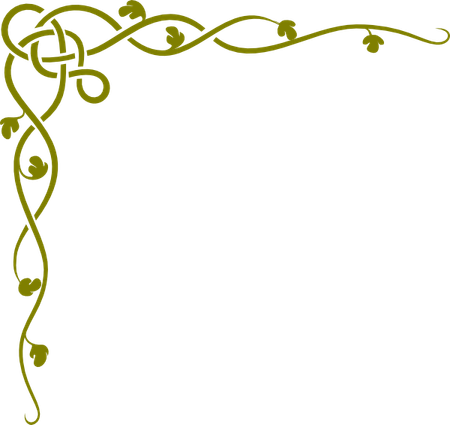 Gold Corner Border PNG