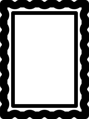 Post Stamp Border PNG