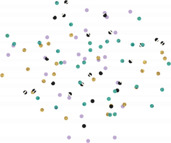 Falling Gold Confetti PNG