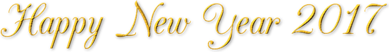 New Year 2017 PNG