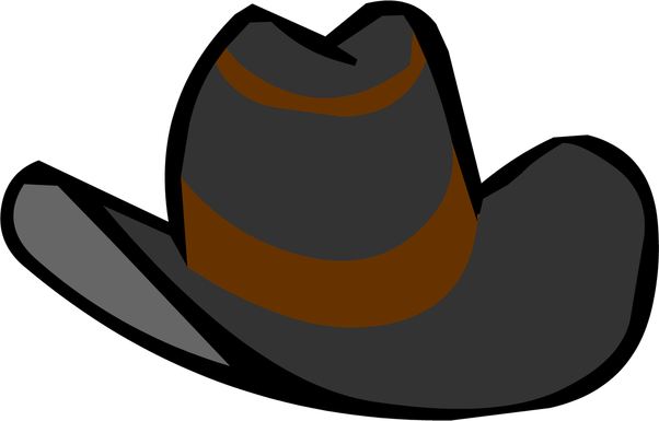 Black Cowboy Hat PNG