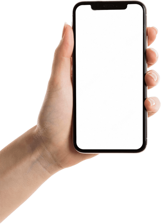 Hand Holding Phone PNG