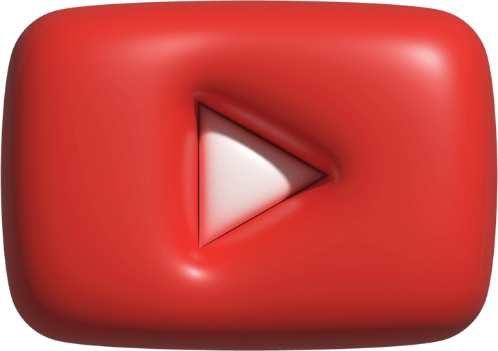 3d Youtube PNG