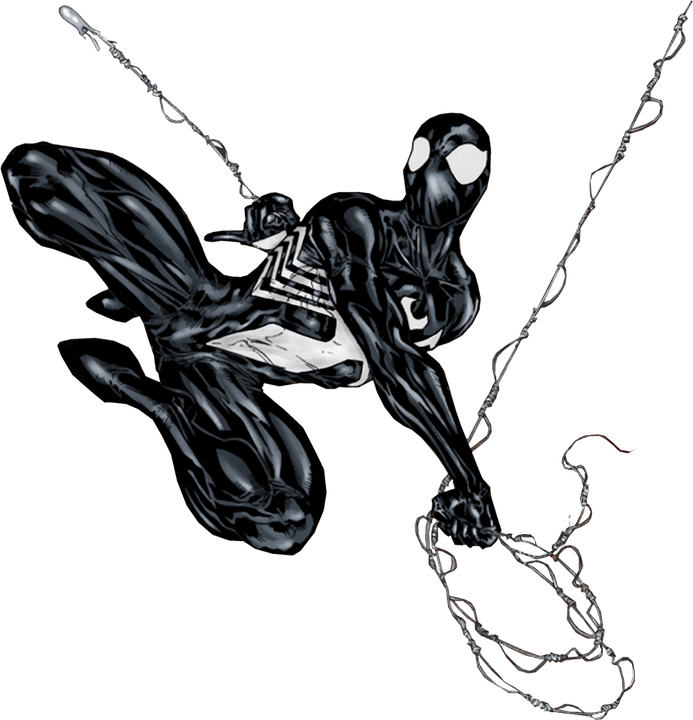 Black Spiderman PNG