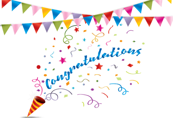 Congratulations Confetti PNG