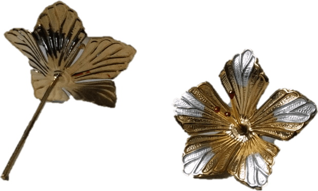 Silver Flower PNG