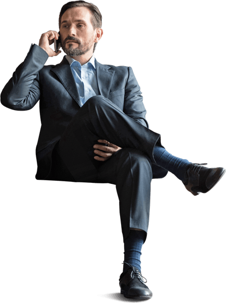 Sitting Man PNG