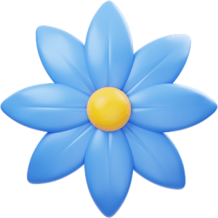 3d Flower PNG