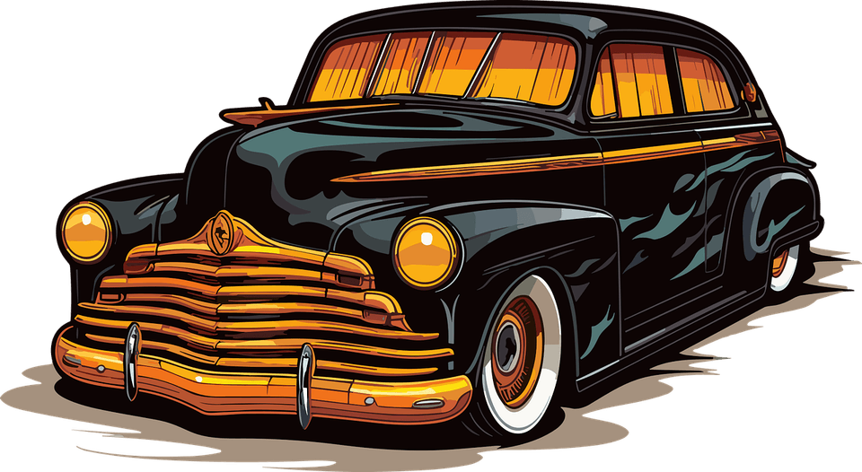 1950 Car PNG