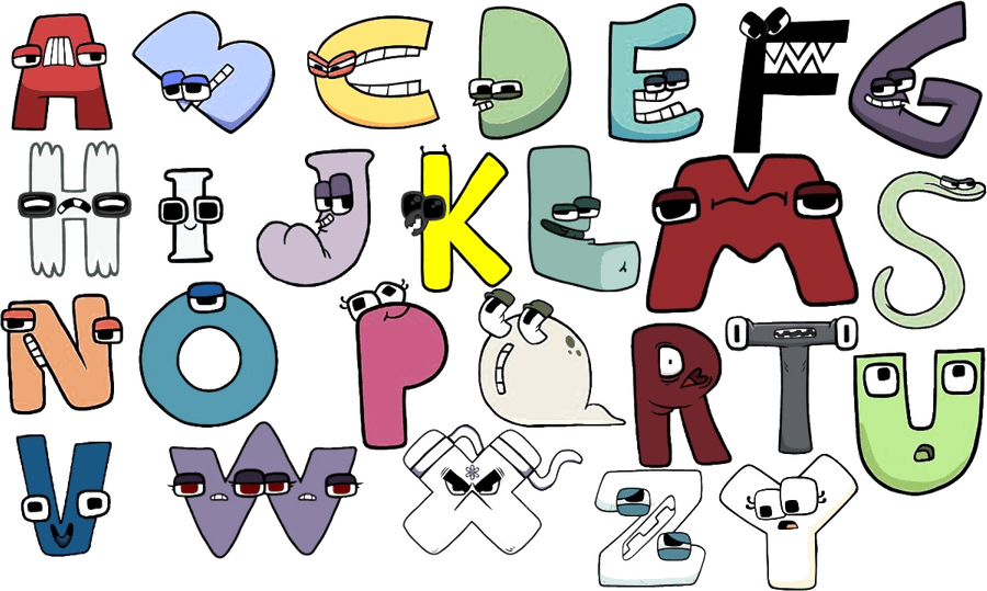 Alphabet Lore Letters A To Z PNG