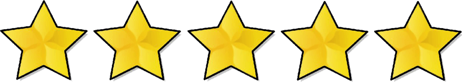 5 Stars PNG