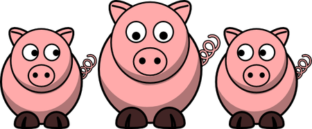 3 Little Pigs PNG