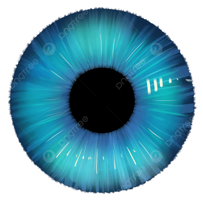 Blue Eyeball PNG
