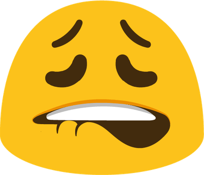 Biting Lip Emoji PNG