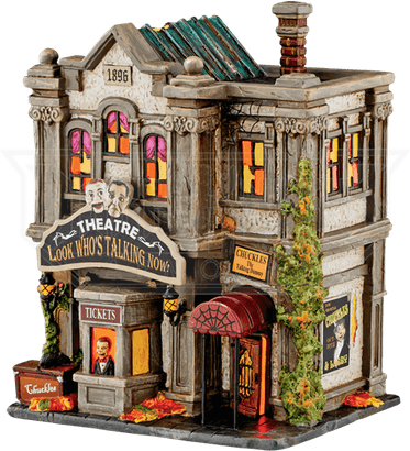 Halloween Village Display PNG