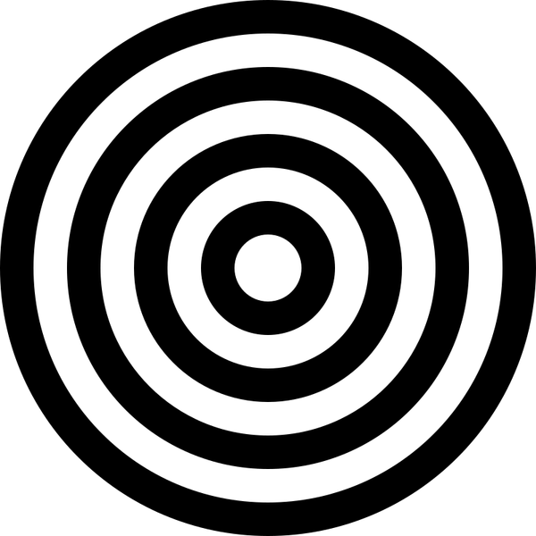 Black Target PNG