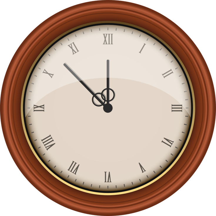 Vintage Wall Clock PNG