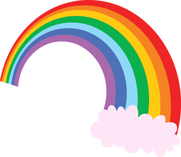 Parasol Rainbow Colours PNG