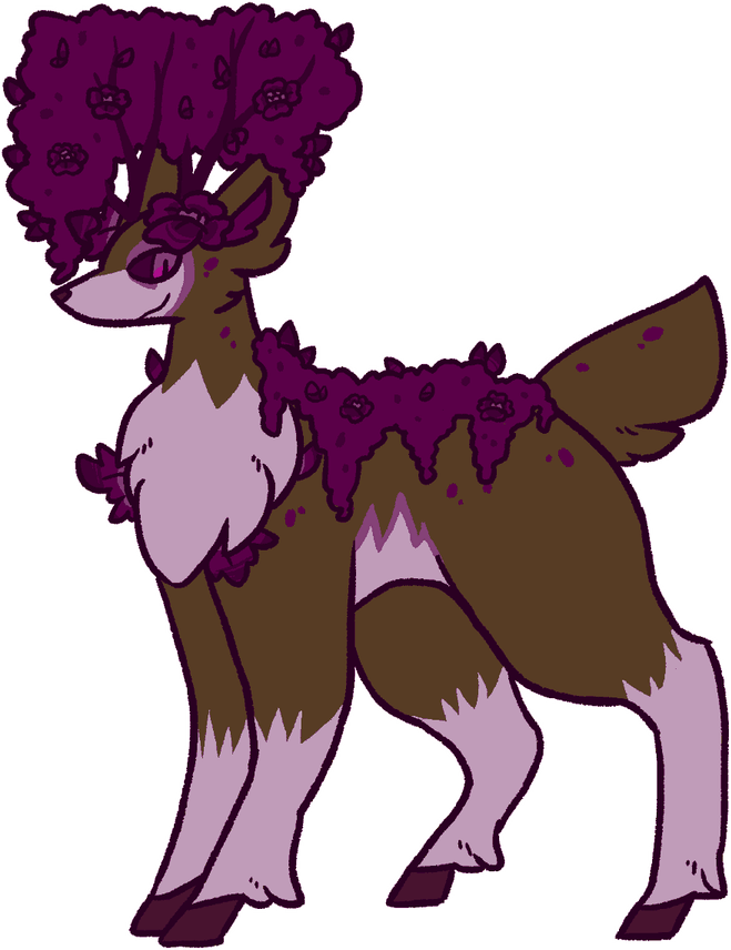 Sawsbuck Pokemon PNG